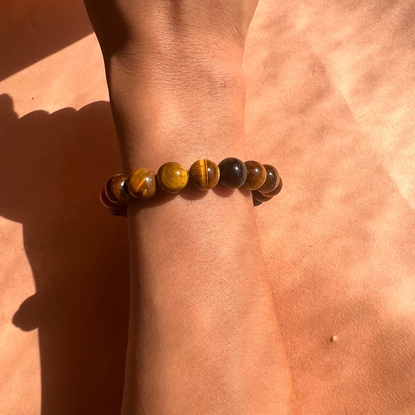 Genuine Tiger’s Eye Bead Bracelet | luck, protection & wealth bracelet  | crystal healing | perfect gift | natural gemstone