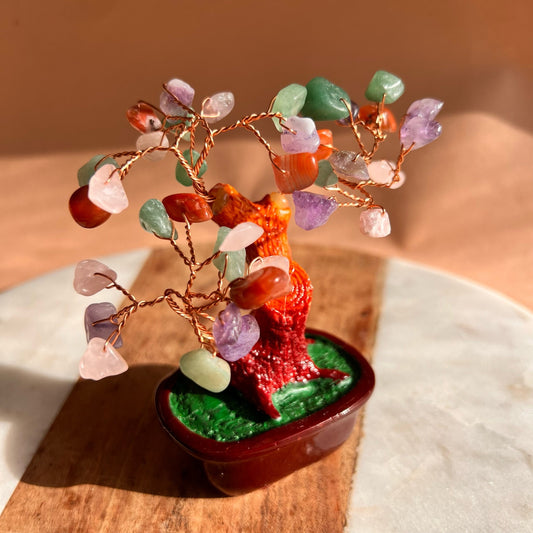 7 Chakra Tree of life | Seven Chakra Gift Chakra Tree | Chakra Art | Crystal Tree of Life