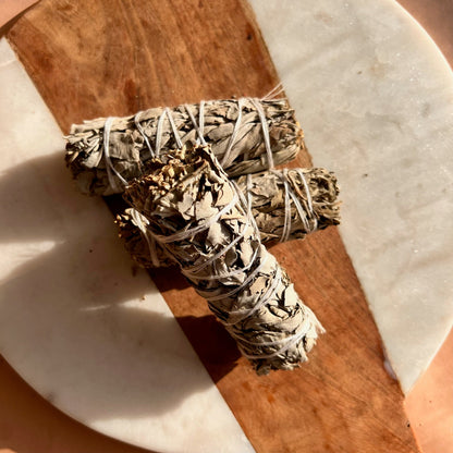 White Sage Bundle of 3 | Smudge Sticks | Sage Cleansing kit | Smoke cleanse | Sage Bundles | Smudge Bundle