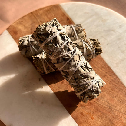 White Sage Bundle of 3 | Smudge Sticks | Sage Cleansing kit | Smoke cleanse | Sage Bundles | Smudge Bundle