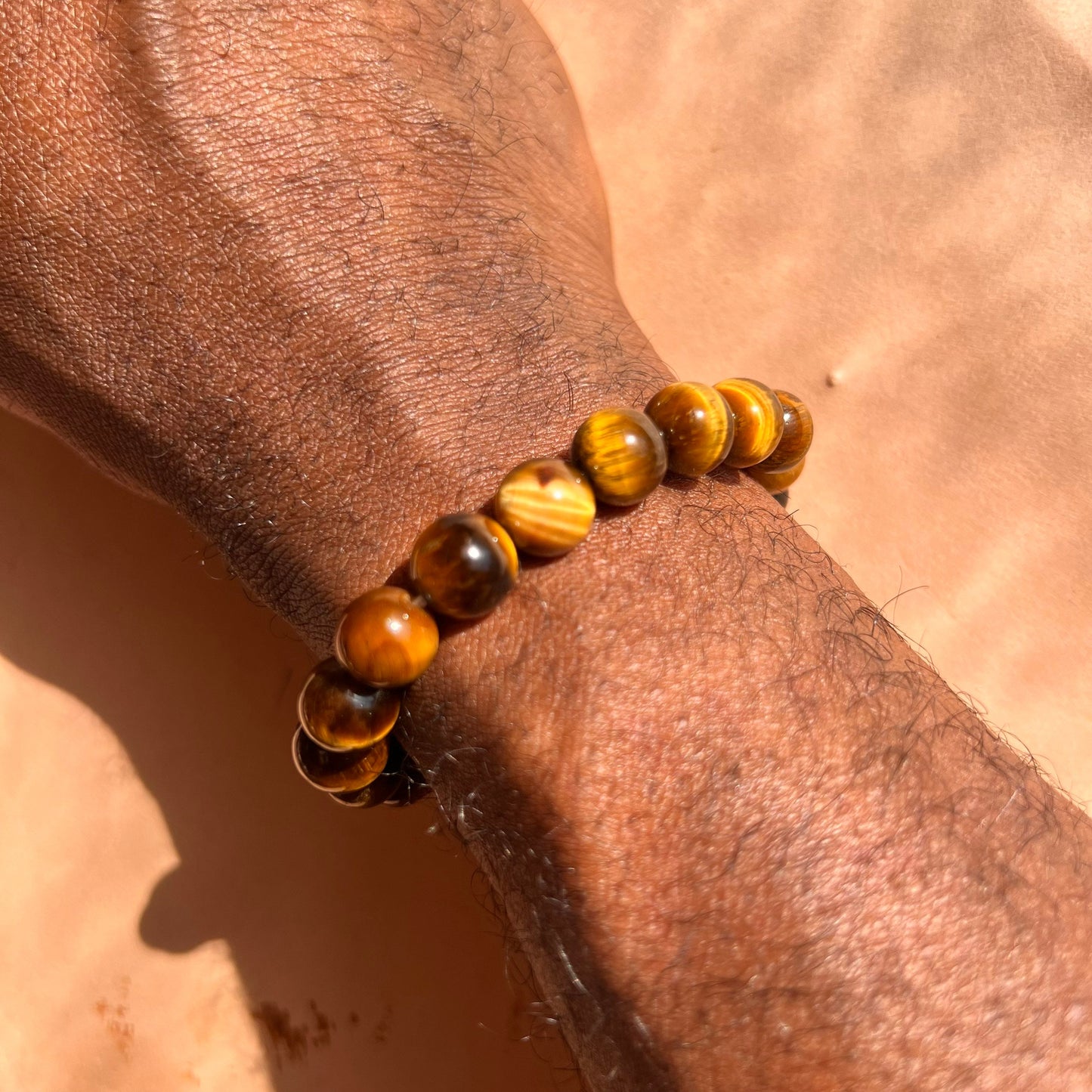 Genuine Tiger’s Eye Bead Bracelet | luck, protection & wealth bracelet  | crystal healing | perfect gift | natural gemstone