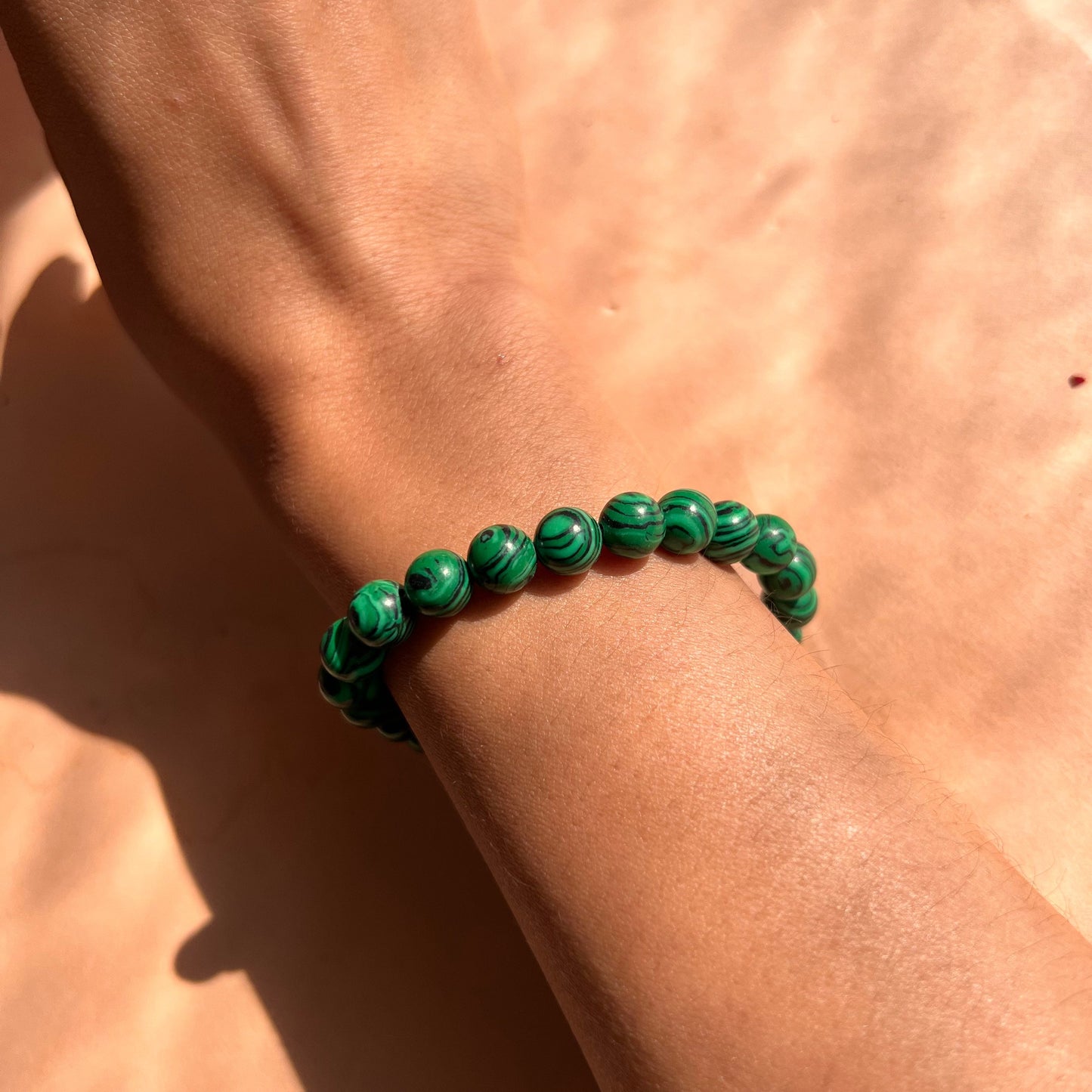 Genuine Tibetan Malachite Bead Bracelet | Transformation Bracelet | crystal healing | perfect gift | natural gemstone