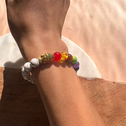 7 Chakra Bracelet | Buddha bracelet | Chakra Stone set | Strength Bracelet | Chakra Art