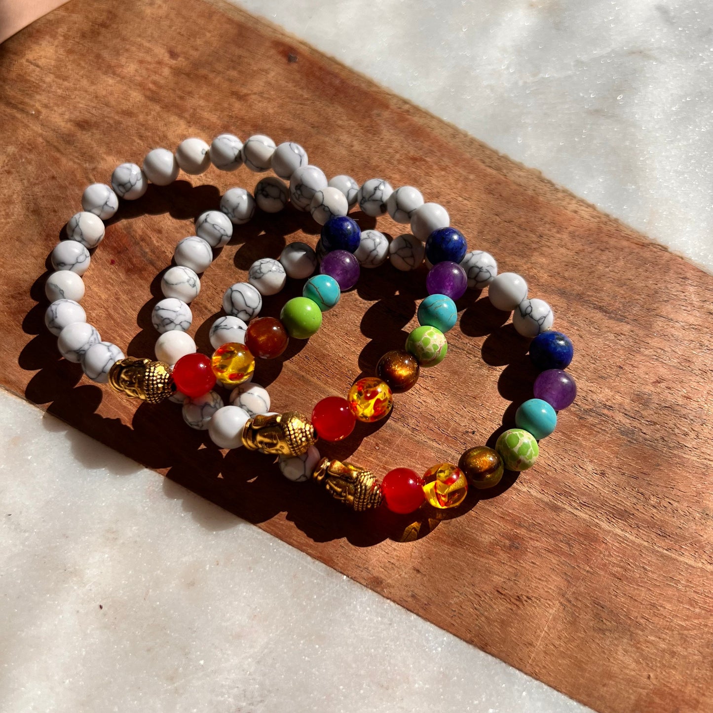 7 Chakra Bracelet | Buddha bracelet | Chakra Stone set | Strength Bracelet | Chakra Art