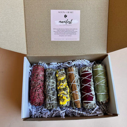 Sage Bundle of 6 | Cleansing Sage | Smudge kit | White Sage | Smoke Cleanse | Smudge sticks