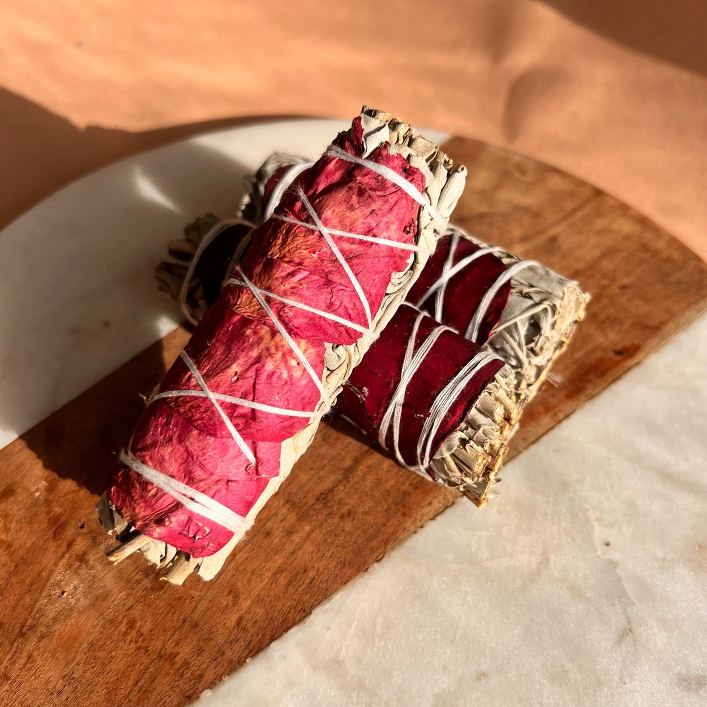 Sage Bundles of 3 | Cleansing Sage | Smudge kit | Rose Petal Sage | Smoke Cleanse | Smudge sticks