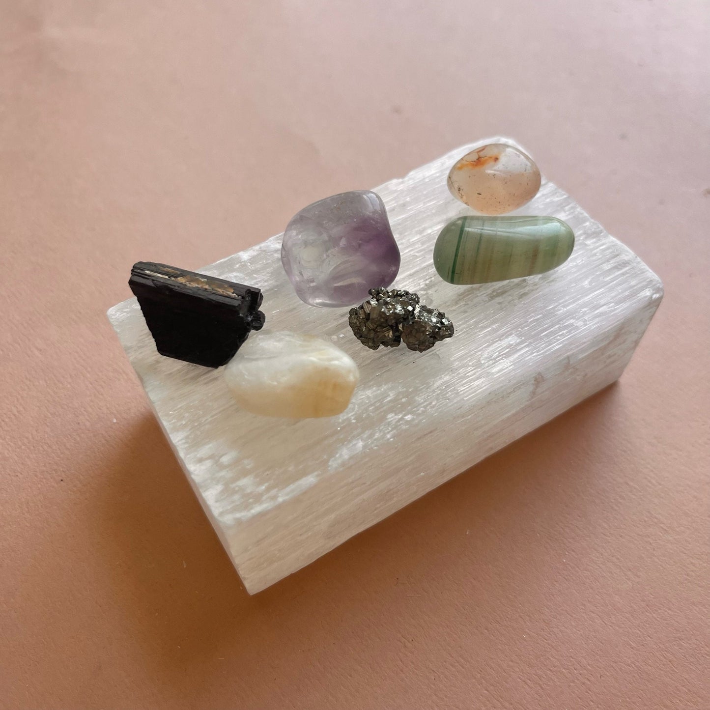 Raw Selenite Charging Plate | Selenite Healing Crystal | Home Decor | Mindful Gift | Raw Crystal | Meditation altar
