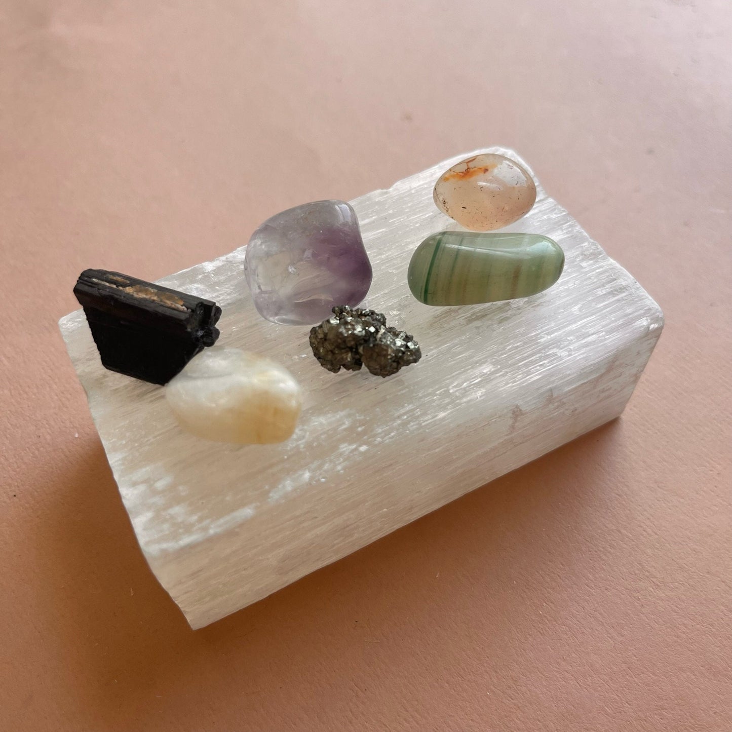 Raw Selenite Charging Plate | Selenite Healing Crystal | Home Decor | Mindful Gift | Raw Crystal | Meditation altar