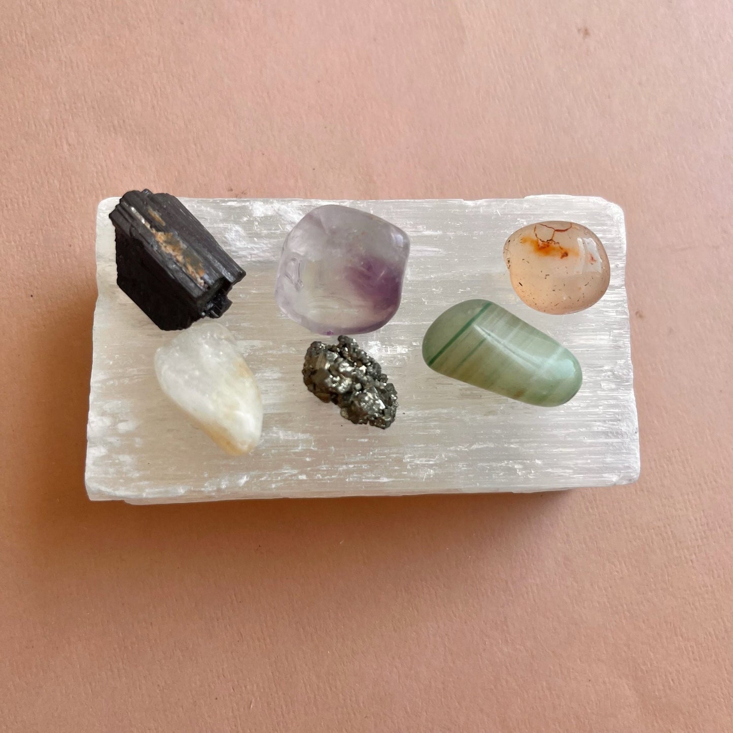 Raw Selenite Charging Plate | Selenite Healing Crystal | Home Decor | Mindful Gift | Raw Crystal | Meditation altar