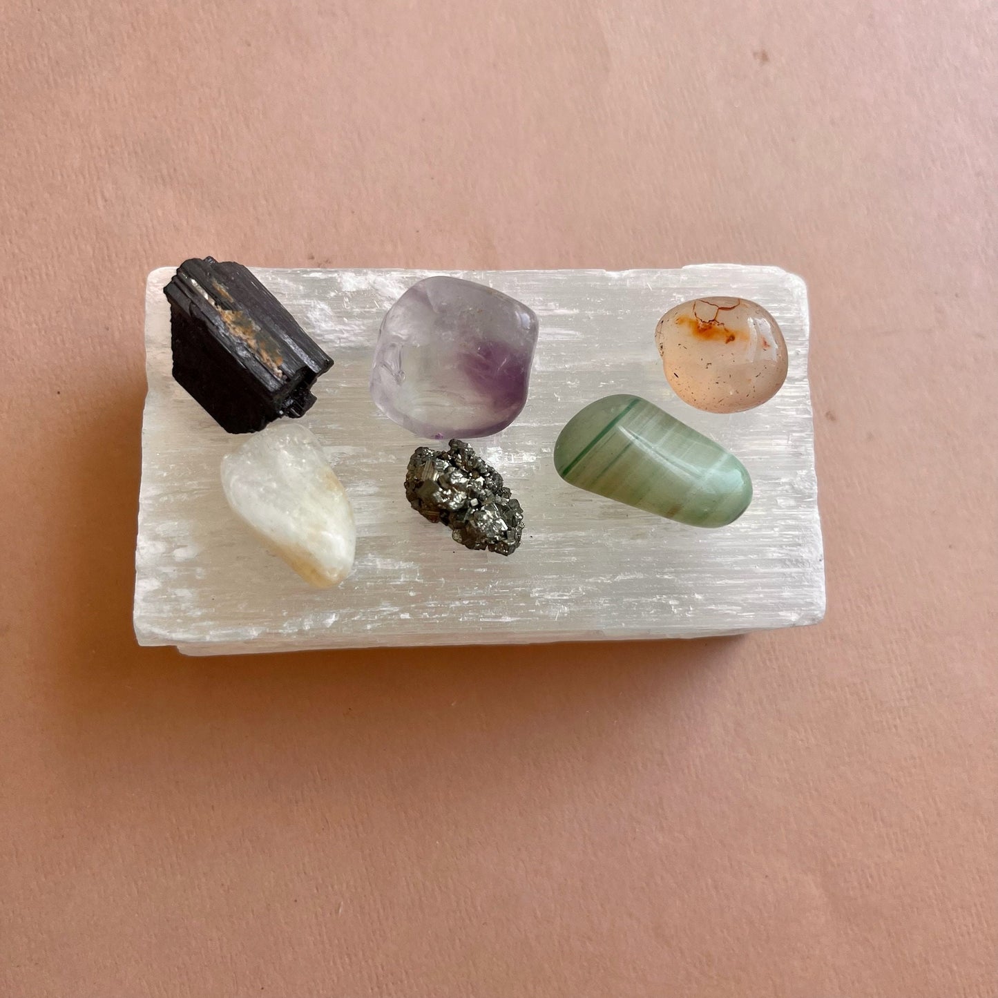 Raw Selenite Charging Plate | Selenite Healing Crystal | Home Decor | Mindful Gift | Raw Crystal | Meditation altar