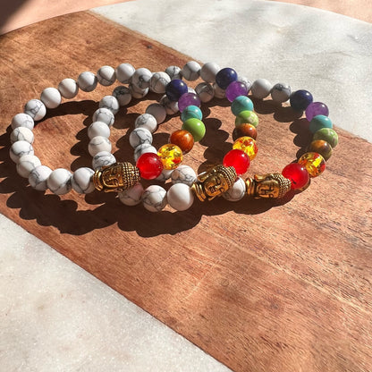 7 Chakra Bracelet | Buddha bracelet | Chakra Stone set | Strength Bracelet | Chakra Art
