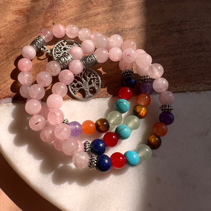 7 Chakra Bracelet | Tree of Life bracelet | Chakra Stone set | Strength Bracelet | Chakra Art