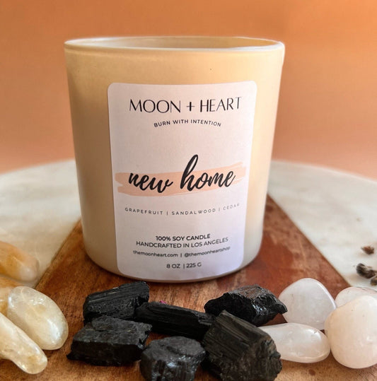 NEW HOME intention Candle