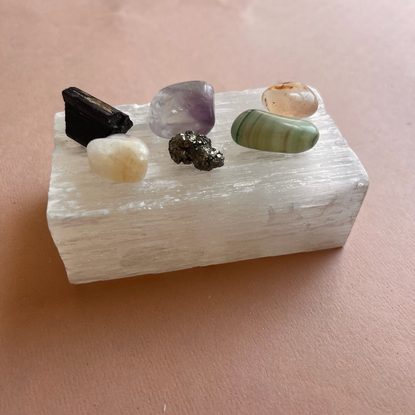 Raw Selenite Charging Plate | Selenite Healing Crystal | Home Decor | Mindful Gift | Raw Crystal | Meditation altar