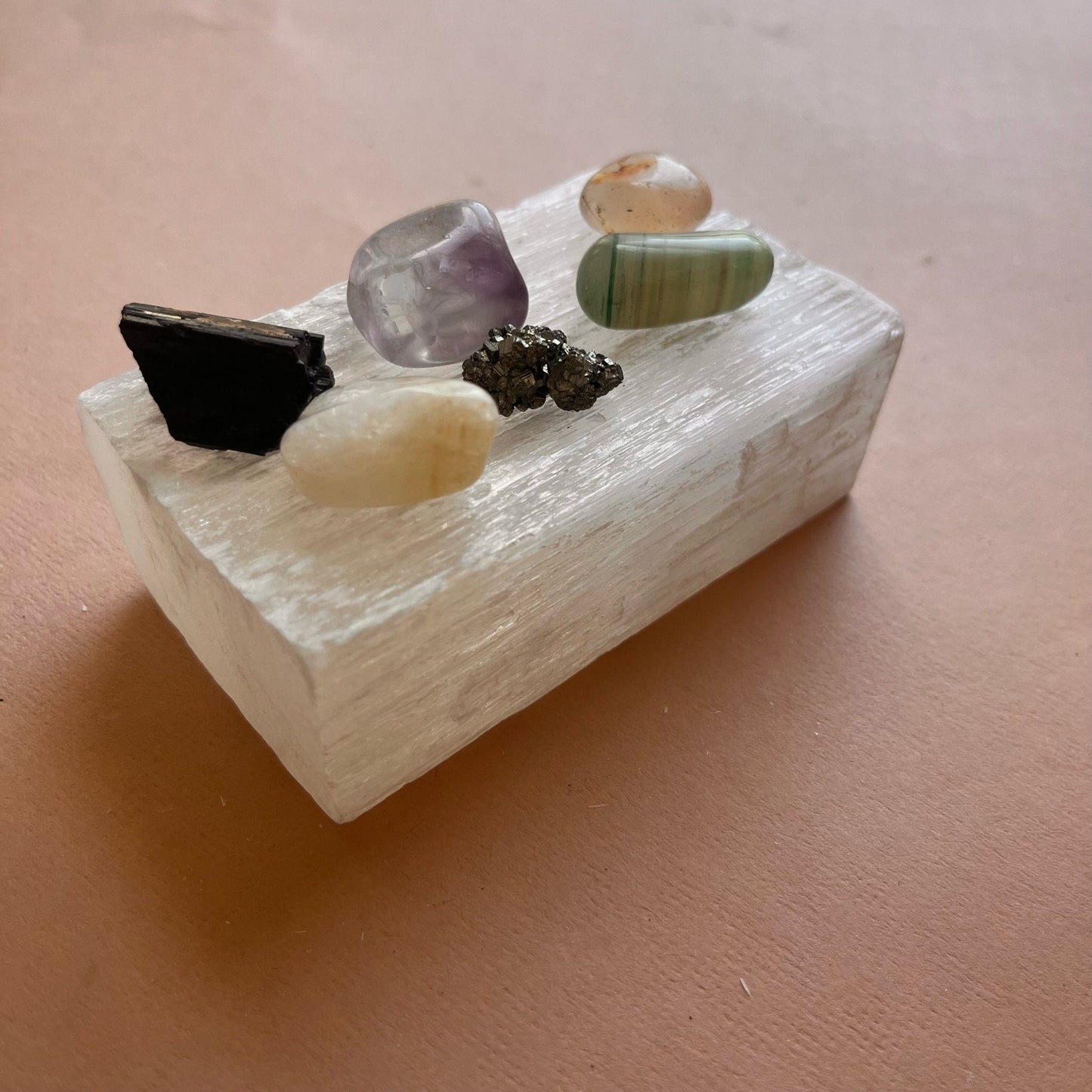 Raw Selenite Charging Plate | Selenite Healing Crystal | Home Decor | Mindful Gift | Raw Crystal | Meditation altar