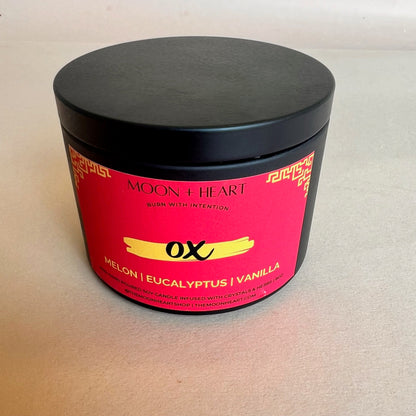 OX Chinese ZODIAC |  Intention Candles | Chinese astrology candle | Manifestation Candle | Animal Zodiac candle