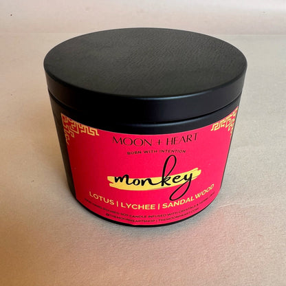 MONKEY Chinese ZODIAC |  Intention Candles | Chinese astrology candle | Manifestation Candle | Animal Zodiac candle