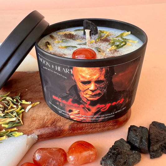 MICHAEL MYERS  Halloween Candles | Intention Candle | Spooky Candles | Horror Candles | Homemade Candles