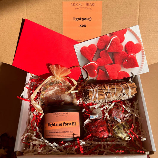 Valentine's Manifestation Kit for HIM | Prank gift | Manifestation candle | Valentine Gift for him | Self-care box | Intention candle