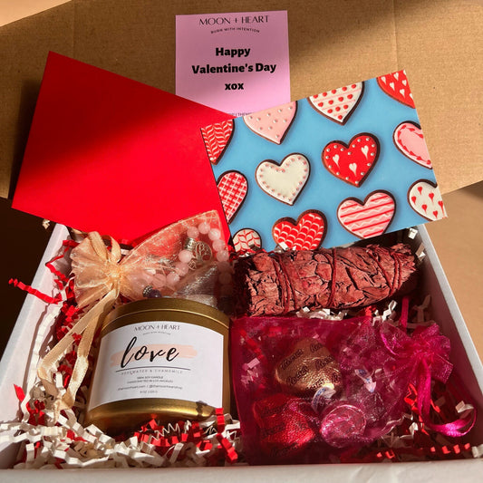 Valentine's Galentine's  Gift Box Set, Gift box for women, Valentine's Gift basket, Personalized Gift, Sending a hug, Thinking of you