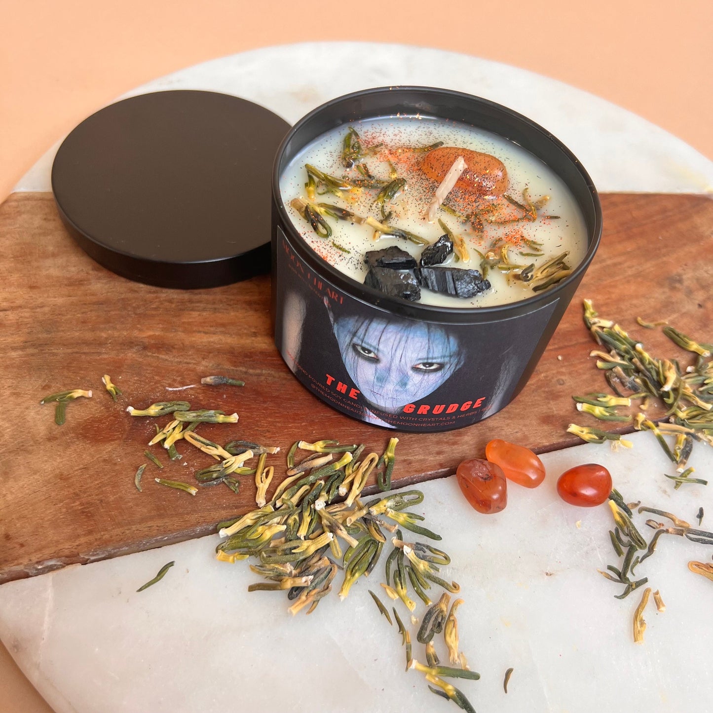 The Grudge Movie Halloween Candle,  Intention Candle, Spooky season gift, Horror Candles, Scary movie Lover