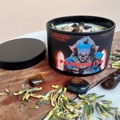 PENNIWISE Candles | Intention Candle | Spooky Candles | Horror Candles | Homemade candles