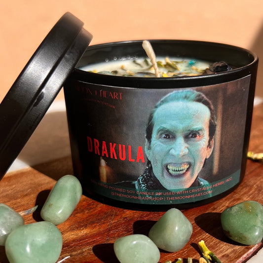 DRAKULA Candle | Halloween Candles | Intention Candle | Spooky Candles | Horror Candles | Homemade candles