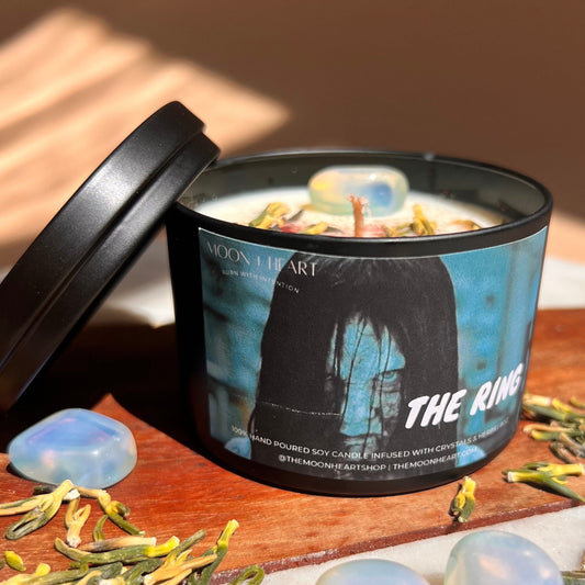 The Ring Movie | Halloween Candles | Intention Candle | Spooky Candles | Horror Candles | Homemade candles