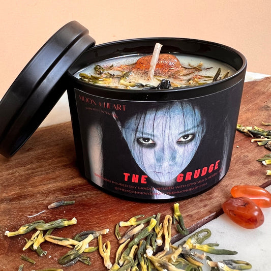 The Grudge Movie Halloween Candle,  Intention Candle, Spooky season gift, Horror Candles, Scary movie Lover