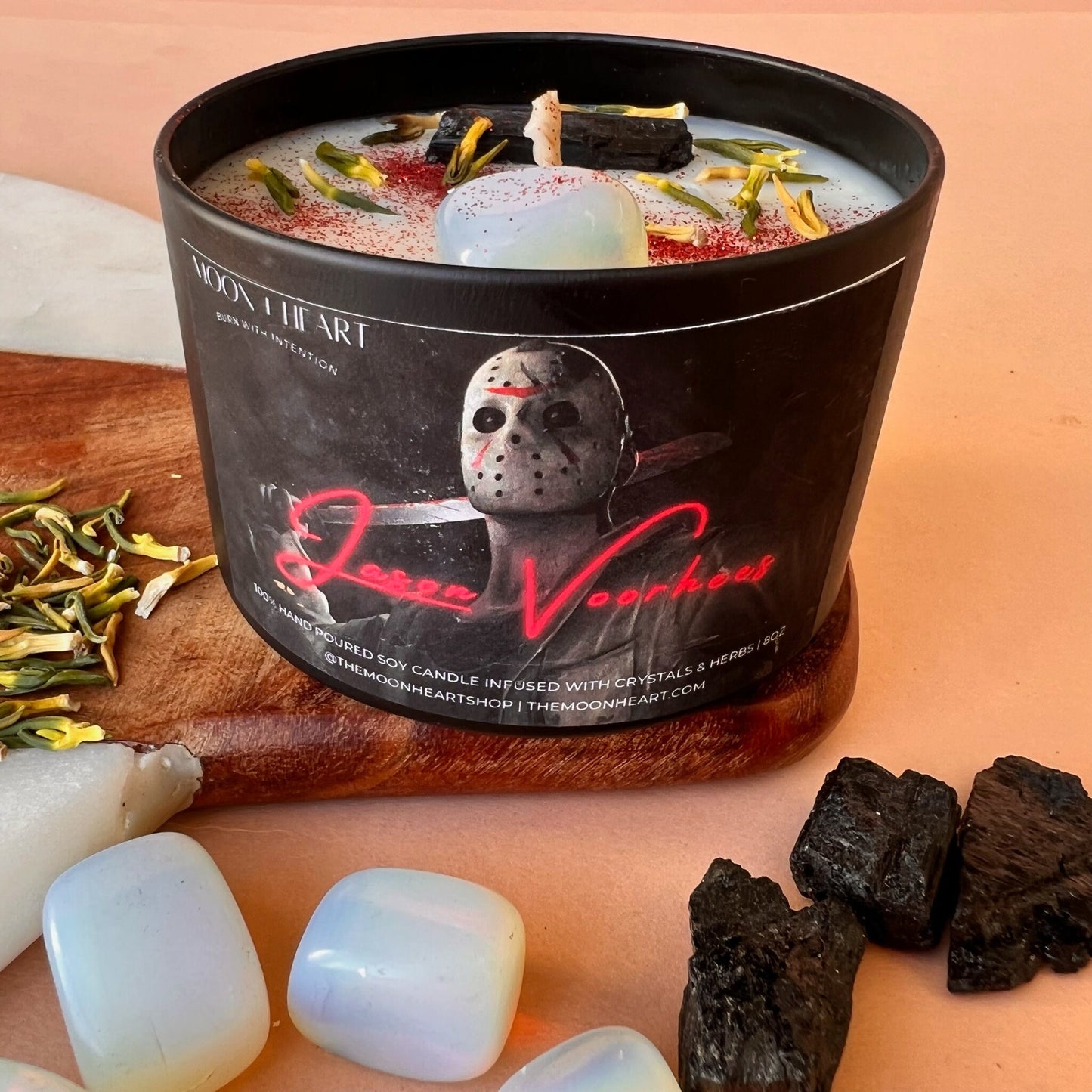 Jason Voorhees Halloween Candle,  Intention Candle, Spooky season gift, Horror Candles, Scary movie Lover