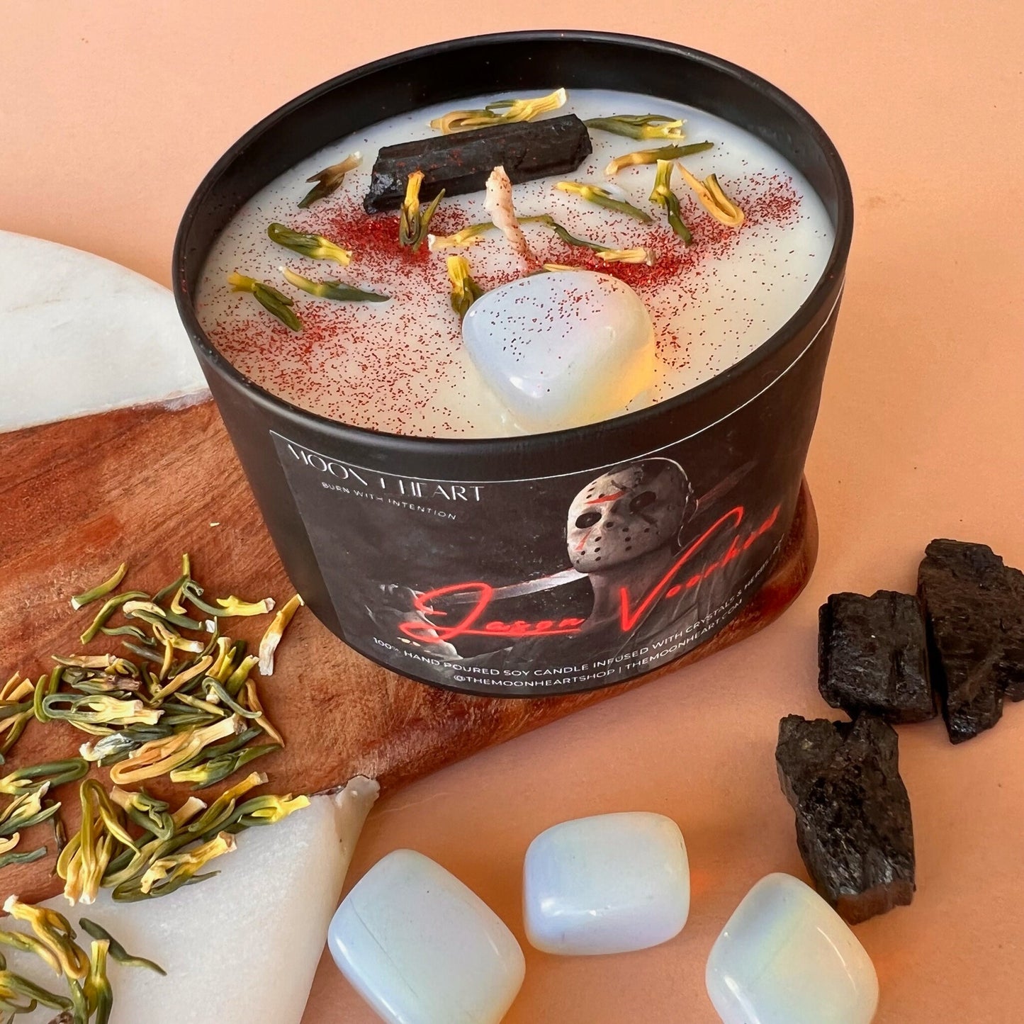 Jason Voorhees Halloween Candle,  Intention Candle, Spooky season gift, Horror Candles, Scary movie Lover