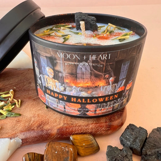 Scary Halloween Candle,  Intention Candle, Spooky season gift, Horror Candles, Scary movie Lover