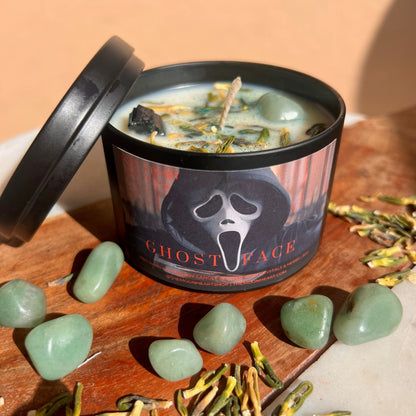 Ghostface Movie Halloween Candle,  Intention Candle, Spooky season gift, Horror Candles, Scary movie Lover