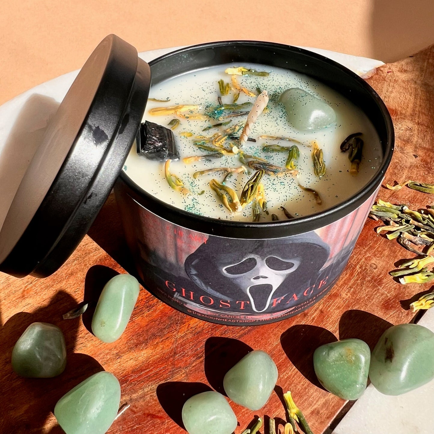 Ghostface Movie Halloween Candle,  Intention Candle, Spooky season gift, Horror Candles, Scary movie Lover