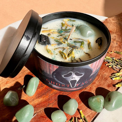 Ghostface Movie Halloween Candle,  Intention Candle, Spooky season gift, Horror Candles, Scary movie Lover
