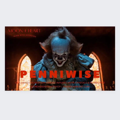 PENNIWISE Candles | Intention Candle | Spooky Candles | Horror Candles | Homemade candles