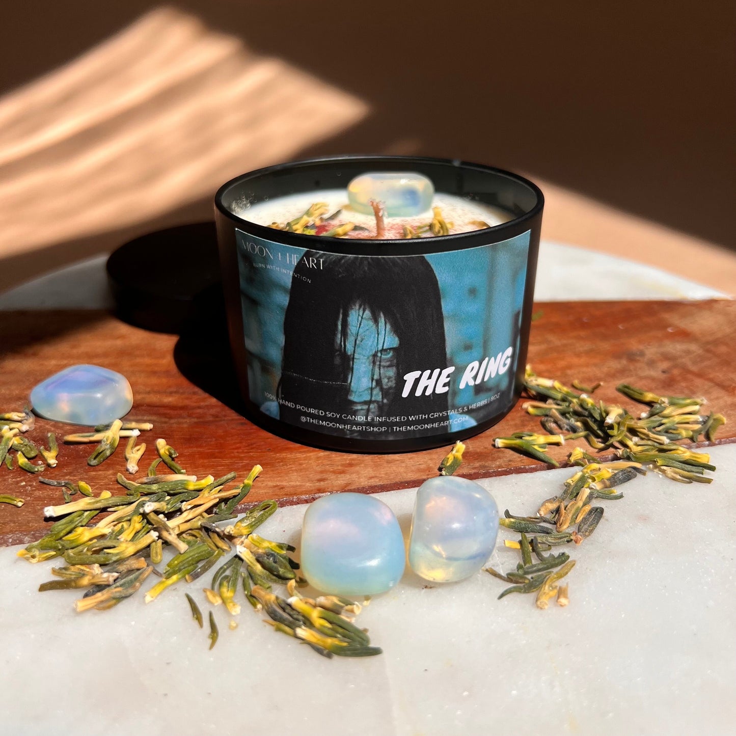 The Ring Movie | Halloween Candles | Intention Candle | Spooky Candles | Horror Candles | Homemade candles