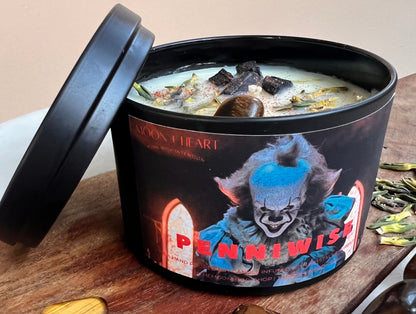 PENNIWISE Candles | Intention Candle | Spooky Candles | Horror Candles | Homemade candles