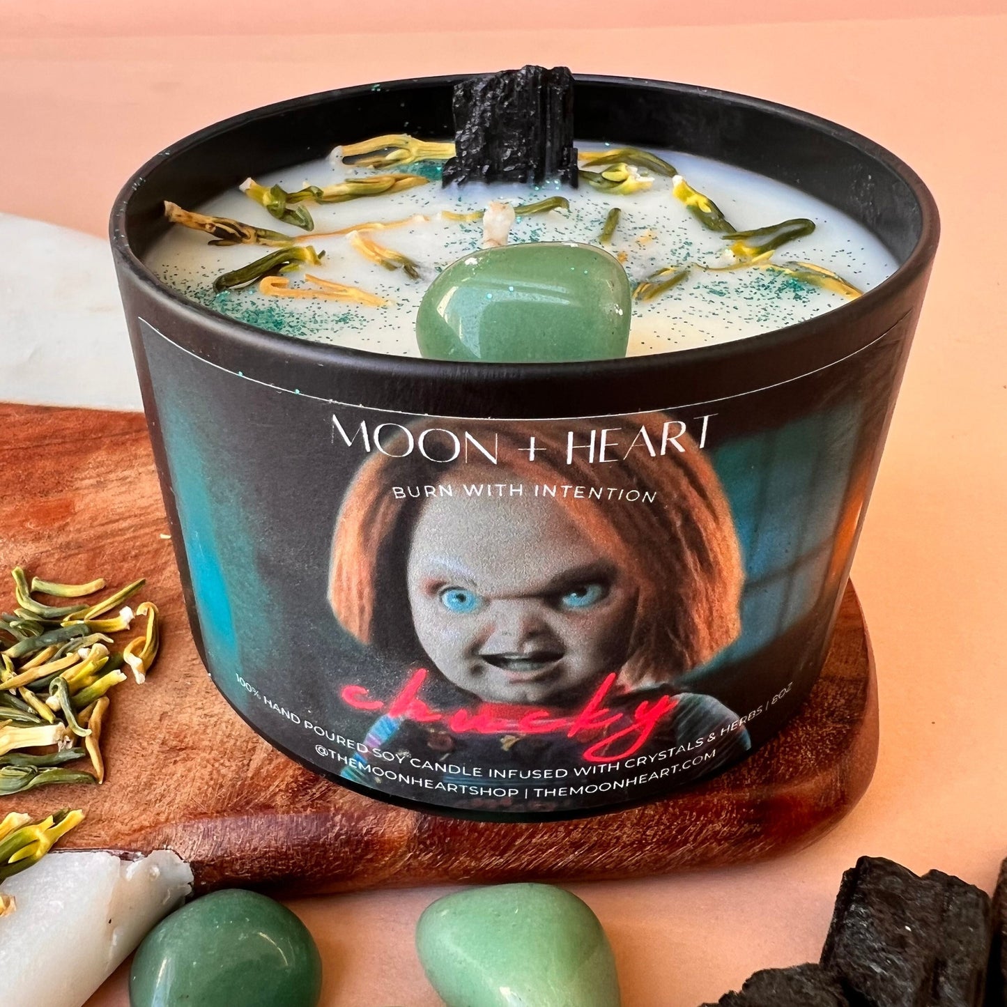 Chucky Movie Halloween Candle,  Intention Candle, Spooky season gift, Horror Candles, Scary movie Lover