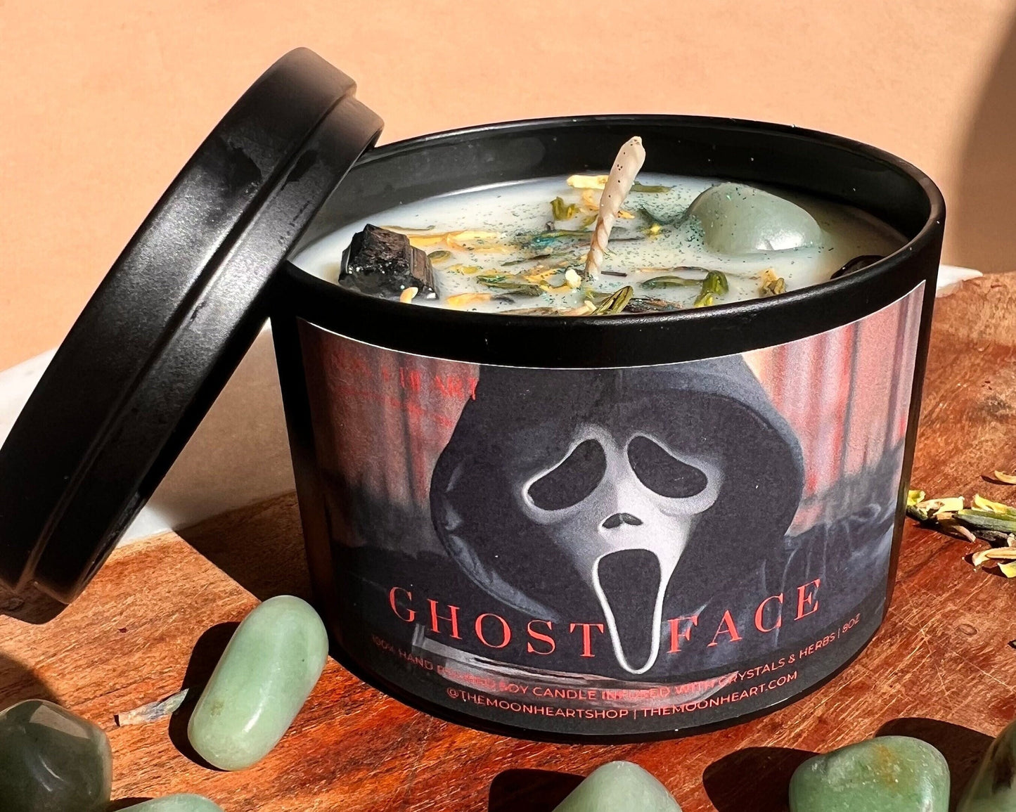 GHOSTFACE Candle | Halloween Candles | Intention Candle | Spooky Candles | Horror Candles | Homemade candles