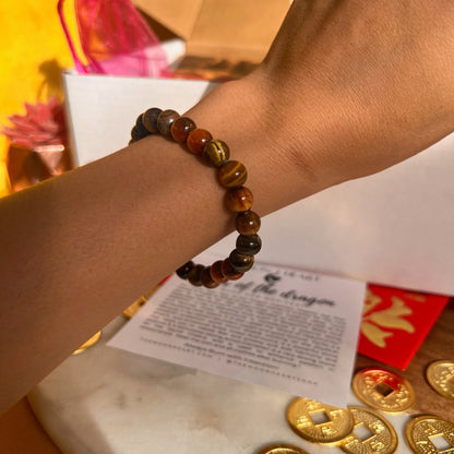 Lunar New Year of the Dragon 2024 gift box | Self Care Box | Intention candle | Crystal Infused Candle | Manifestation gift box