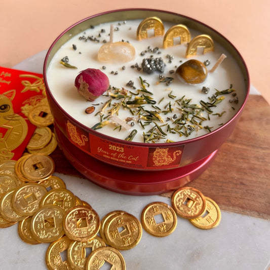 Feng shui coins (only) no candles