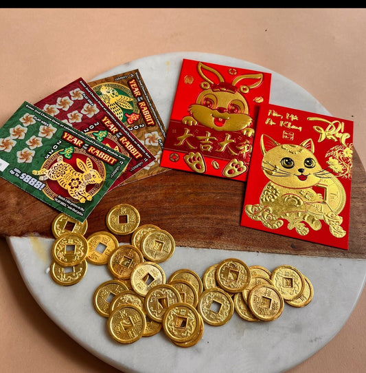 Dragon Red Envelop + Dragon Scratcher for Lunar New Year of the Dragon