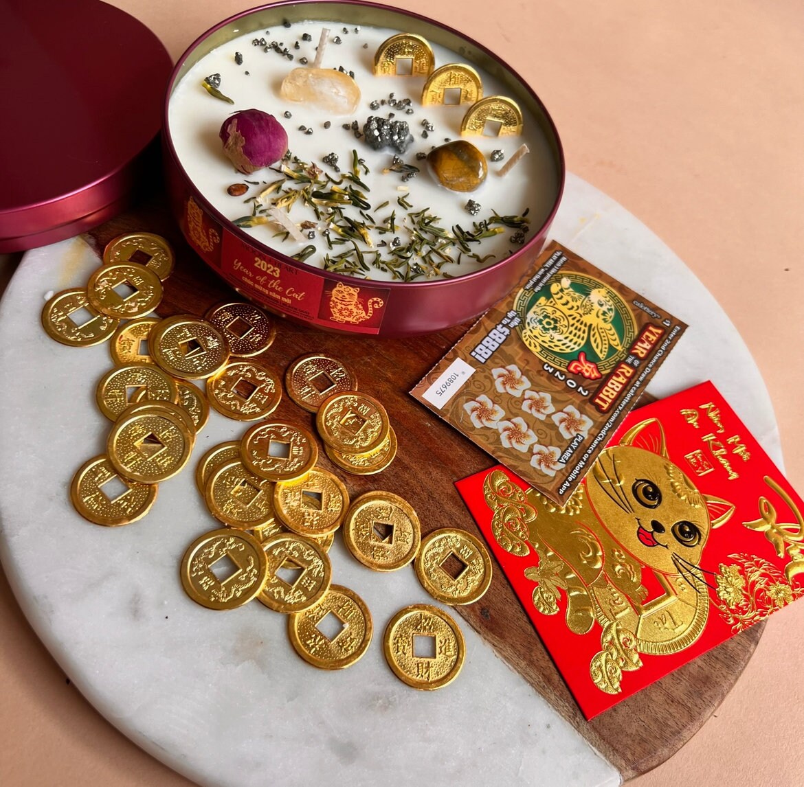 Dragon Red Envelop + Dragon Scratcher for Lunar New Year of the Dragon